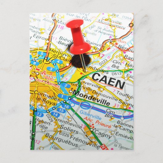 Caen, Frankreich Postkarte (Vorderseite)