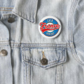 Caen Normandy France Retro-Logo Button (Beispiel)