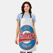 Caen Normandy France Retro-Logo Schürze (Getragen)