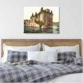 Caerlaverock Castle, Dumfries, Schottland Wrapped  Leinwanddruck (Insitu (Schlafzimmer))