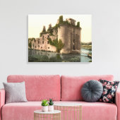 Caerlaverock Castle, Dumfries, Schottland Wrapped  Leinwanddruck (Insitu (Wohnzimmer))