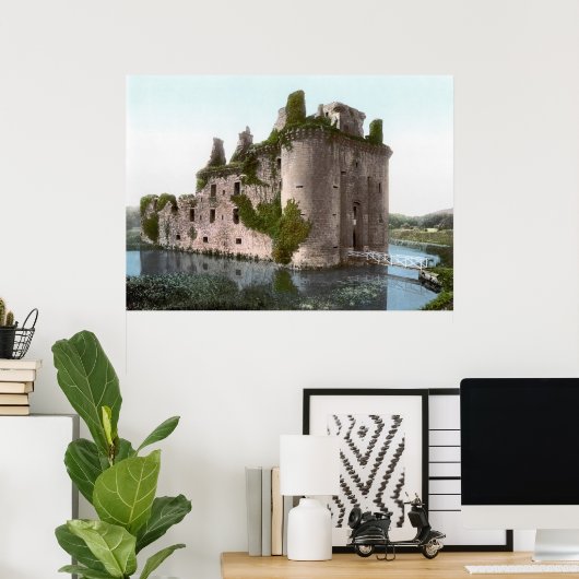 Caerlaverock Castle Poster (Heimbüro)