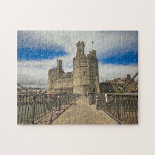 Caernarfon Casle. Wales Puzzle (Horizontal)