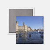 Caernarfon Castle, Gwynedd, Wales 2 Magnet (Vorderseite/Rückseite)