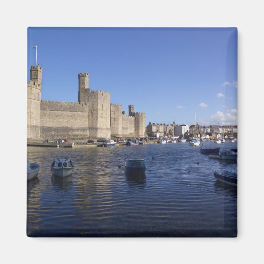 Caernarfon Castle, Gwynedd, Wales 2 Magnet (Vorne)