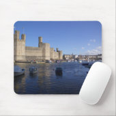Caernarfon Castle, Gwynedd, Wales 2 Mousepad (Mit Mouse)