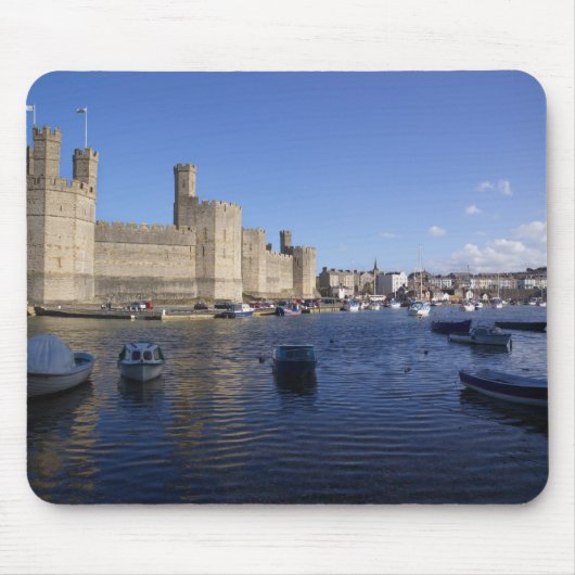 Caernarfon Castle, Gwynedd, Wales 2 Mousepad (Vorne)