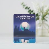Caernarfon Castle, Gwynedd Wales Reiseplakat (Stehend Vorderseite)