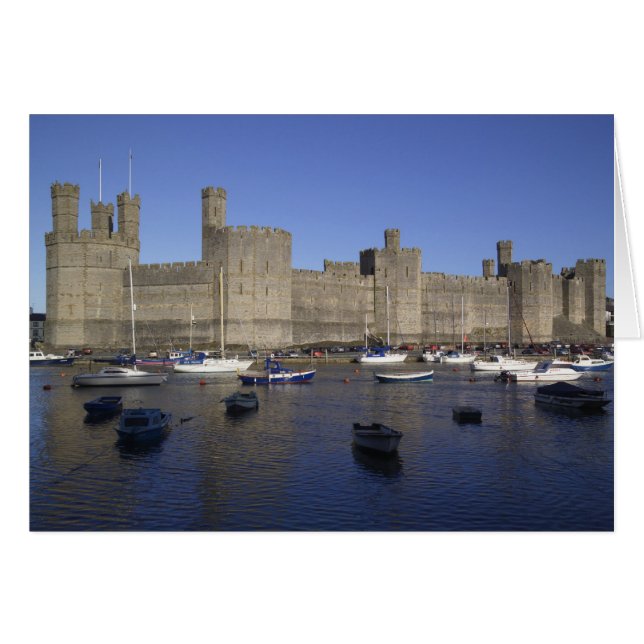 Caernarfon Castle, Gwynedd, Wales (RF) (Vorderseite (Horizontal))