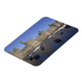 Caernarfon Castle, Gwynedd, Wales (RF) Magnet (Linke Seite)