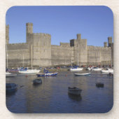 Caernarfon Castle, Gwynedd, Wales (RF) Untersetzer (Vorderseite)