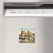 Caernarfon Castle II, Gwynedd, Wales Magnet (In Situ (Geschirrspüler))