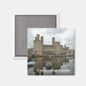 Caernarfon Castle Magnet (Vorderseite/Rückseite)