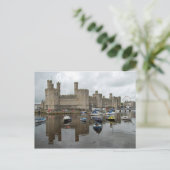 Caernarfon Castle Postcard Postkarte (Stehend Vorderseite)