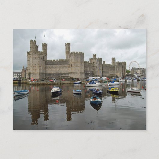 Caernarfon Castle Postcard Postkarte (Vorderseite)