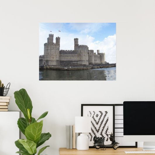 CAERNARFON CASTLE POSTER (Heimbüro)