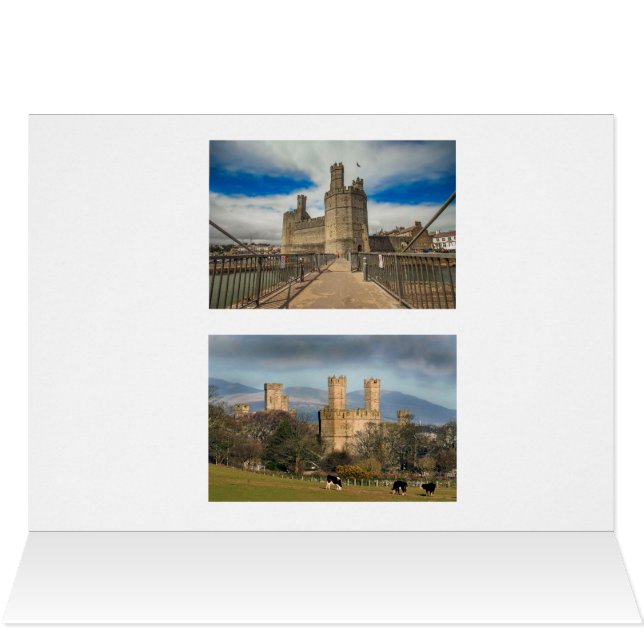 Caernarfon Castle Wales (Innenansicht Horizontal (Oben))
