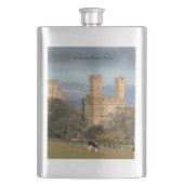 Caernarfon Castle Wales Flachmann (Vorderseite)