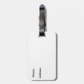 Caernarfon Castle Wales Gepäckanhänger (Rückseite vertikal)