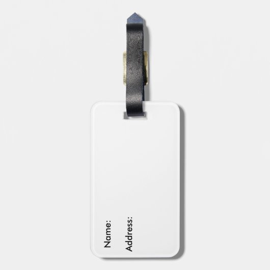 Caernarfon Castle Wales Gepäckanhänger (Rückseite vertikal)