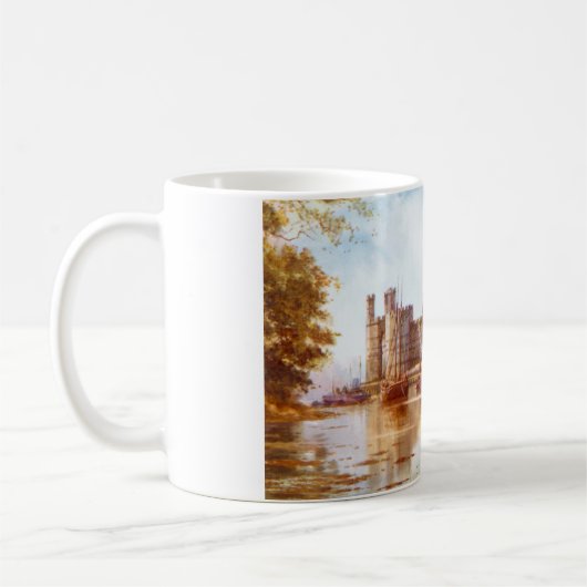 Caernarfon Castle, Wales Kaffeetasse (Links)