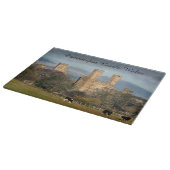 Caernarfon Castle Wales Schneidebrett (Ecke)