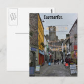 Caernarfon Postkarte (Vorne/Hinten)