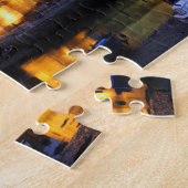 Caernarfon Schloss an der Dämmerung Puzzle (Seite)