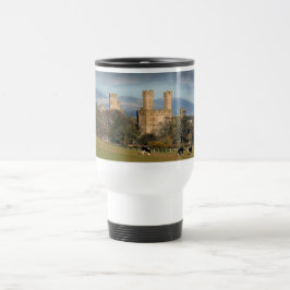 Caernarfon Schloss Wales Travel Mugs. Reisebecher