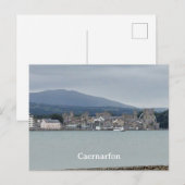 Caernarfon von Anglesey Postkarte (Vorne/Hinten)