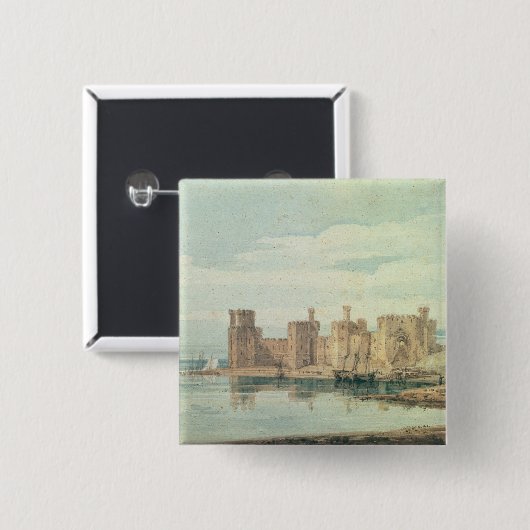 Caernarvon Schloss Button (Vorne & Hinten)