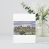 Caerphilly Castle Postkarte (Stehend Vorderseite)