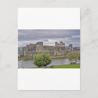 Caerphilly Castle Postkarte