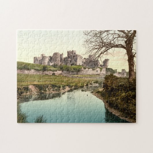 Caerphilly Castle, Wales Puzzle (Horizontal)
