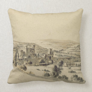 Caerphilly Schloss (Stift, Tinte und Wäsche auf Kissen