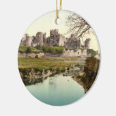 Caerphilly Schloss, Wales Keramikornament (Links)