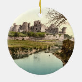 Caerphilly Schloss, Wales Keramikornament (Hinten)