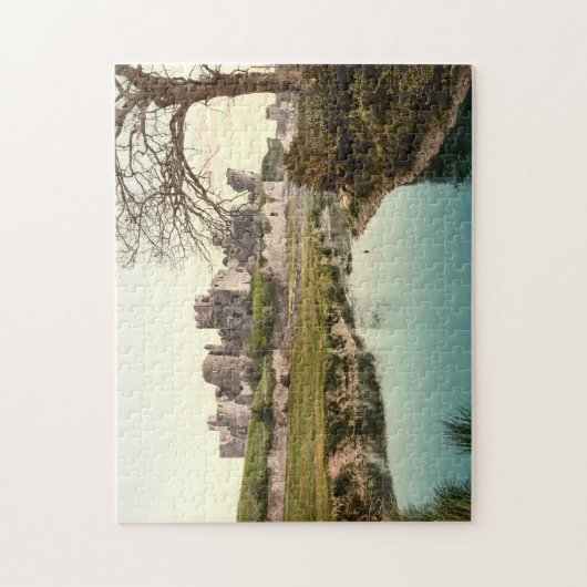 Caerphilly Schloss, Wales Puzzle (Vertikal)