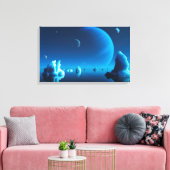 Caerulea Leinwanddruck (Insitu (Wohnzimmer))