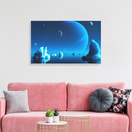 Caerulea Leinwanddruck (Insitu (Wohnzimmer))