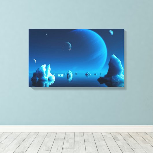 Caerulea Leinwanddruck (Insitu (Holzboden))