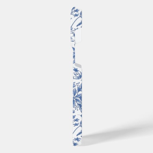 CAERULEAPHILE BLAUE BLUME NATUR iPhone HÜLLE (Linke Seite)