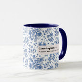 CAERULEAPHILE BLAUE BLUME NATUR TASSE (VorderseiteRechts)