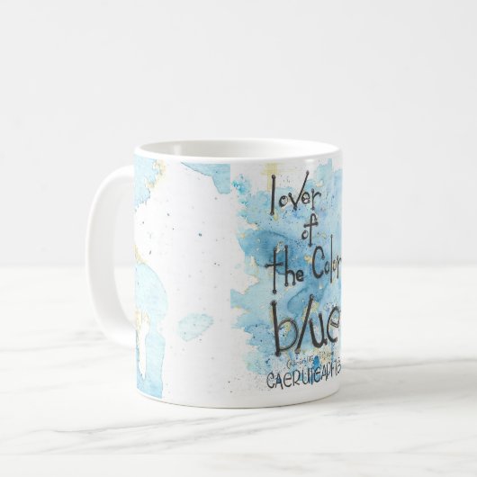 Caeruleaphile Kaffeetasse (Vorderseite Links)