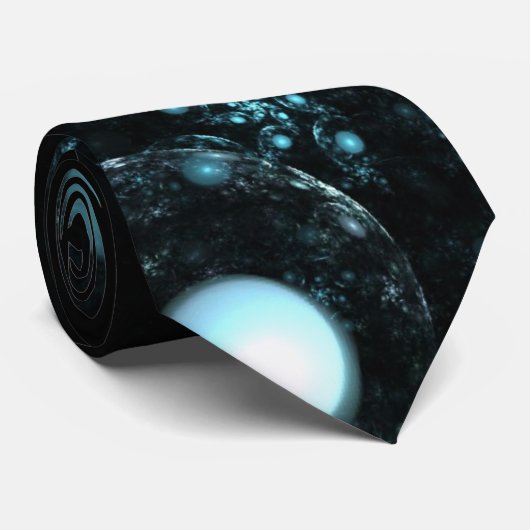 Caeruleus Clast Fraktal-Krawatte Krawatte (Gerollt)