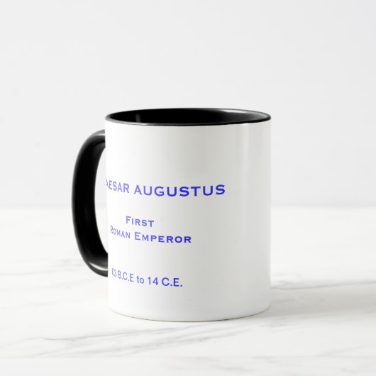 Caesar Augustus* Mug / Caesar Augustus tazza Tasse (Vorderseite Links)