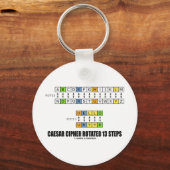 Caesar Cipher Rotierte 13 Stufen (Kryptographie) Schlüsselanhänger (Vorderseite)