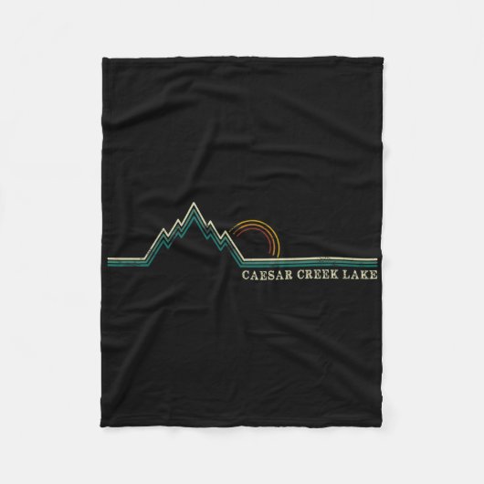 Caesar Creek Lake Fleecedecke (Vorderseite)