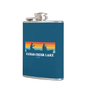 Caesar Creek Lake Ohio Canoe Flachmann (Links)