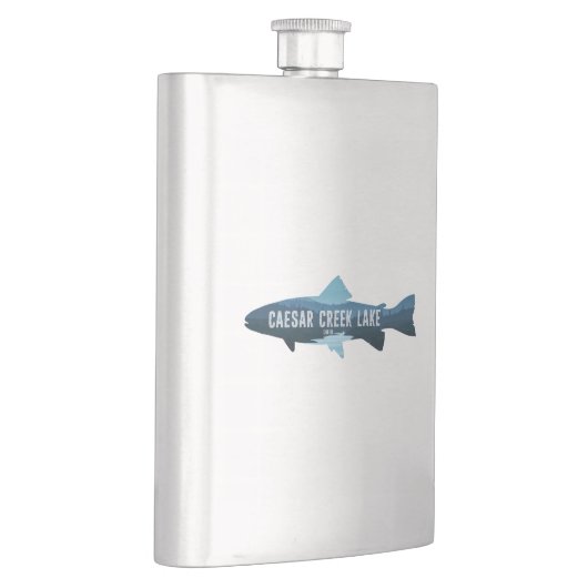 Caesar Creek Lake Ohio Flachmann (Rechts)